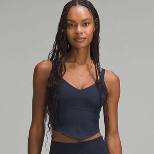 Lululemon NWT Align Corset Tank Top *Light Support, A/B Cup
True Navy